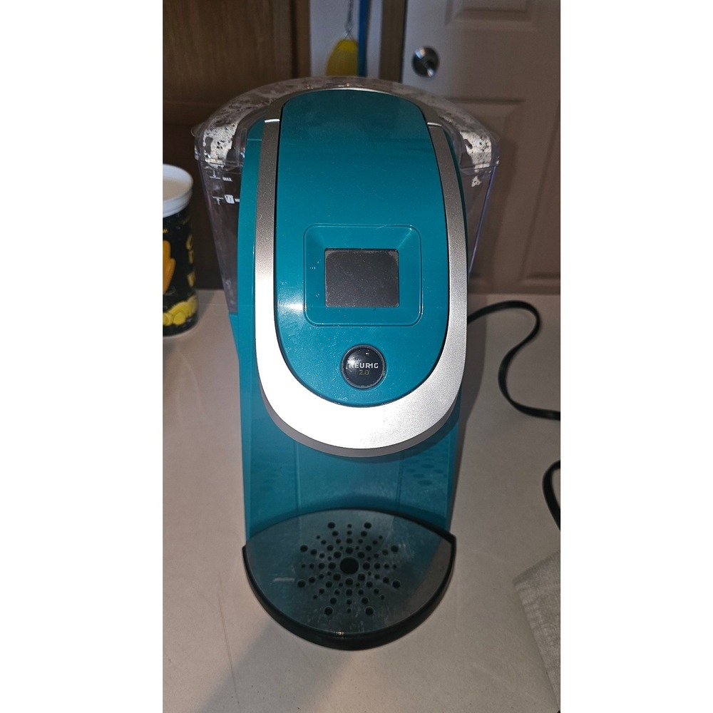 Keurig 2.0 K200 Plus Series Coffee Maker Turquoise Teal Single Serve Brewer
